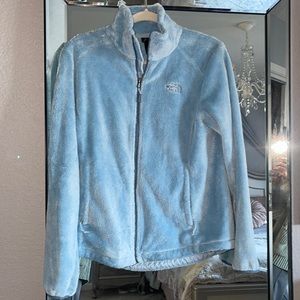 North Face Zip Up Fuzzy Jacket
